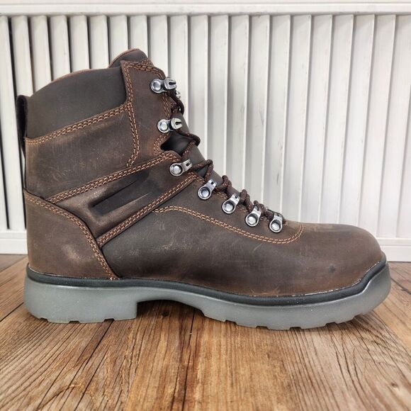 Danner IronSoft 14733 Mens 9 D Brown Leather 6" Waterproof Safety Toe Work Boots - Picture 6 of 12